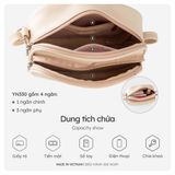  Hộp quà tặng túi đeo chéo nữ Yuumy YN330 Màu Trắng 