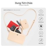  Hộp quà tặng túi đeo chéo nữ Yuumy YN288 Màu Trắng ngọc trai 