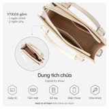 Hộp quà tặng túi xách nữ Yuumy YTX103 Màu Đen ngọc trai 