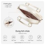  Hộp quà tặng túi xách nữ Yuumy YTX93 Màu Đen Ngọc trai 