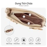  Hộp quà tặng túi đeo vai nữ Yuumy YN333 Màu Bạc 