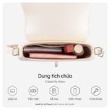  Hộp quà tặng túi đeo chéo nữ Yuumy YN278 Màu Đen ngọc trai 