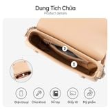  Hộp quà tặng túi đeo vai nữ Yuumy YN340 Màu Kem 