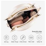  Hộp quà tặng túi đeo chéo nữ Yuumy YN286 Màu Đen Ngọc trai 