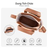  Hộp quà tặng túi đeo chéo nữ Yuumy YN305 Màu Đen 