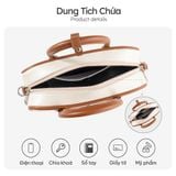  Hộp quà tặng túi đeo chéo nữ Yuumy YN303 Màu Đen Ngọc trai 
