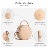  Hộp quà tặng túi đeo chéo nữ Yuumy YN261 Màu Kem 