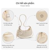  Hộp quà tặng túi đeo vai nữ Yuumy YN345 Màu Đen ngọc trai 