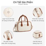  Hộp quà tặng túi đeo chéo nữ Yuumy YN303 Màu Trắng Ngọc trai 