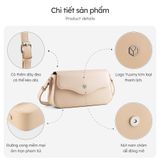  Hộp quà tặng túi đeo chéo nữ Yuumy YN344 Màu Kem 