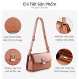  Hộp quà tặng túi đeo vai nữ Yuumy YN329 Màu Bạc 