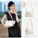  Hộp quà tặng túi đeo chéo nữ Yuumy YN311 Màu Trắng ngọc trai 