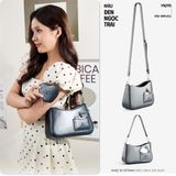  Hộp quà tặng túi đeo chéo nữ Yuumy YN295 Màu Đen Ngọc trai 