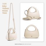  Hộp quà tặng túi đeo chéo nữ Yuumy YN285 Màu Trắng Ngọc trai 
