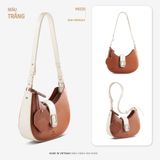  Hộp quà tặng túi đeo vai nữ Yuumy YN320 Màu Trắng 