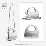  Hộp quà tặng túi đeo chéo nữ Yuumy YN285 Màu Bạc 