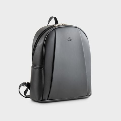 Balo Yuumy (Thời trang nữ basic cỡ lớn - Balo da Seasand YBA111D) màu đen