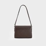  Túi Trita (Thời trang nữ khóa nam châm basic size 22 - Túi đeo chéo da RHN155N) màu nâu 