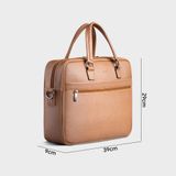  Cặp công sở Trita (Thời trang nam đa năng - Cặp da TCA19BN) màu bò nhạt 