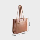  Túi Yuumy (Thời trang nữ thanh lịch cỡ lớn - Túi xách da Bergen YTX83B) màu bò 