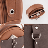  Túi đeo chéo nữ Trita (Dáng tròn thanh lịch RHN65B) màu bò 