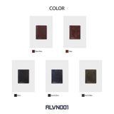  Ví nam da bò Trita (Thời trang nam gấp 2 tiện dụng - Ví da RVN001N) màu nâu 