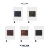  Ví nam da bò Trita (Thời trang nam dáng ngang - Ví da RVN002ND) màu nâu đen 