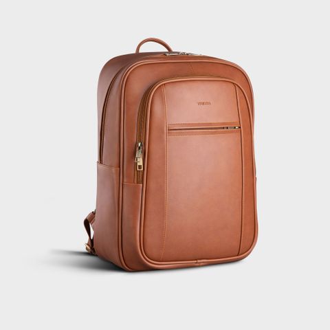  Balo Trita (Thời trang nam công sở cỡ lớn - Balo da RBA2BD) màu bò đậm 