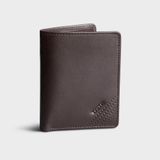  Ví nam da bò Trita (Thời trang nam dáng đứng - Ví da RVN20N) màu nâu 