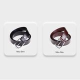  Thắt lưng Trita (Thời trang nam - Dây nịt da thật RTLKT37D5) màu đen 