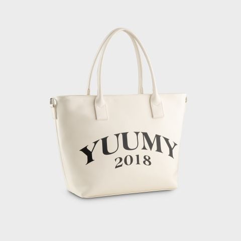 Túi Yuumy (Thời trang nữ công sở trẻ trung cỡ lớn - Túi xách da Seasand YTX85T) màu trắng