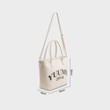  Túi Yuumy (Thời trang nữ công sở trẻ trung cỡ lớn - Túi xách da Seasand YTX85T) màu trắng 