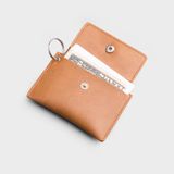  Ví Trita (Thời trang nam nắp gập - Ví móc khóa da liberal RMK1BN) màu bò nhạt 