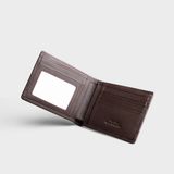  Ví nam da bò Trita (Thời trang nam dáng ngang cao cấp - Ví da RVN21N) màu nâu 