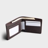  Ví nam da bò Trita (Thời trang nam dáng ngang cao cấp - Ví da RVN21N) màu nâu 