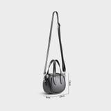  Túi Yuumy (Thời trang nữ dạng xô sành điệu size 22 - Túi đeo chéo da Seasand YN290D) màu đen 