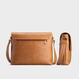  Túi Trita (Thời trang nam phối ngăn - Túi đeo chéo da RTN5BN) màu bò nhạt 