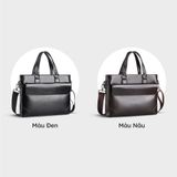  Cặp công sở Trita (Thời trang nam đa năng - Cặp da TCA23N) màu nâu 