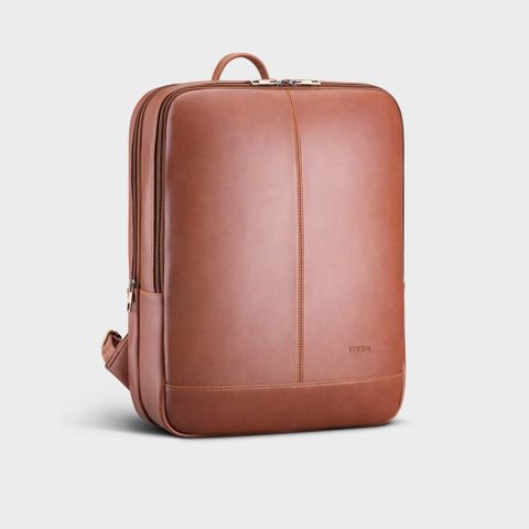  Balo Trita (Thời trang nam công sở - Balo da Liberal RBA5BD) màu bò đậm 