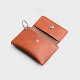  Ví Trita (Thời trang nam nắp gập - Ví móc khóa da liberal RMK1BD) màu bò đậm 