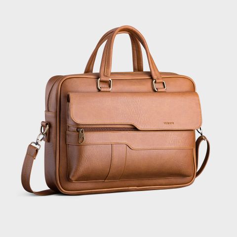  Cặp công sở Trita (Thời trang nam - Cặp da TCA14BN) màu bò nhạt 