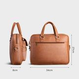  Cặp công sở Trita (Thời trang nam - Cặp da TCA14BN) màu bò nhạt 