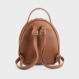  Balo Trita (Thời trang nữ phối ngăn phong cách basic cỡ trung - Balo da RBA91B) màu bò 