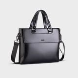  Cặp công sở Trita (Thời trang nam hiện đại đựng vừa laptop 13 inch - Cặp da TCA22D) màu đen 