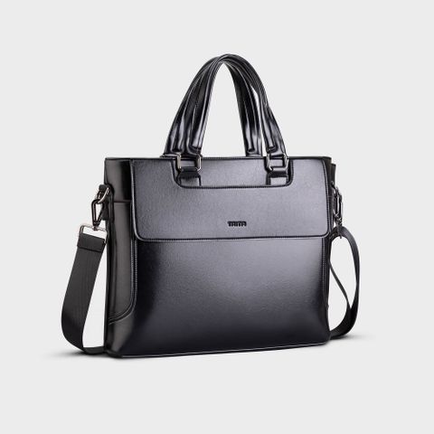 Cặp da nam công sở thời trang hiện đại Trita TCA22D Màu đen