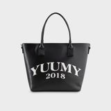  Túi Yuumy (Thời trang nữ công sở trẻ trung cỡ lớn - Túi xách da Seasand YTX85D) màu đen 