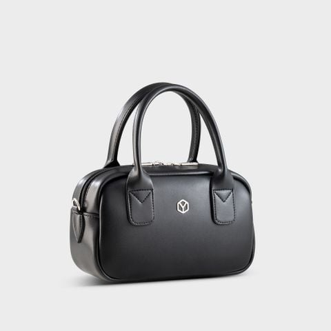 Túi Yuumy (Thời trang nữ dáng hộp nhỏ gọn tinh tế - Túi xách da Seasand YTX89D) màu đen