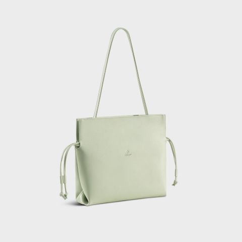 Túi Yuumy (Thời trang nữ dáng vuông size 33 - Túi xách da Seasand YTX75XN) màu xanh ngọc