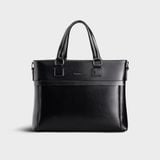  Cặp công sở Trita (Thời trang nam đựng vừa laptop 13 inch - Cặp da TCA25D) màu đen 