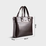  Cặp công sở Trita (Thời trang nam đựng vừa laptop 13 inch - Cặp da TCA25N) màu nâu 